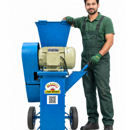 Electric Garden Waste Shredder Machine India | Maruti 3 HP