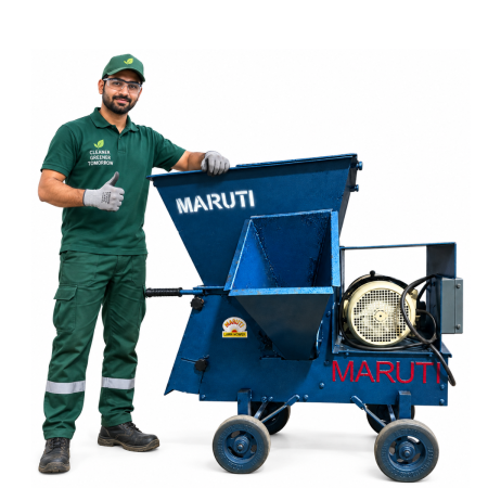 7.5 HP Garden Waste Shredder Machine | Maruti Lawn Mower