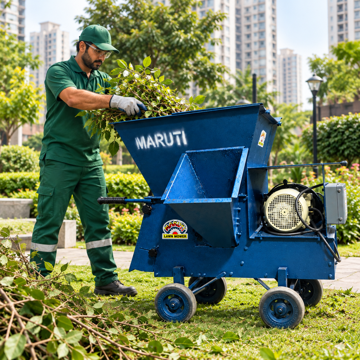 7.5 HP Garden Waste Shredder Machine | Maruti Lawn Mower - Image 11