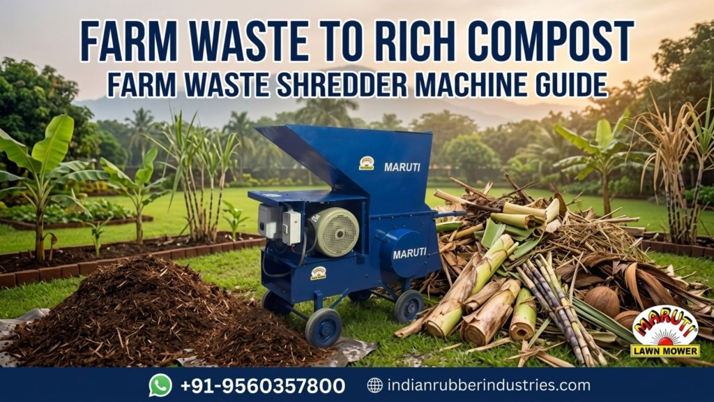Farm Waste Shredder Machine by Maruti