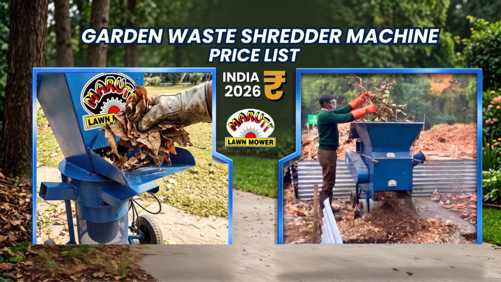 Garden waste shredder machine price list