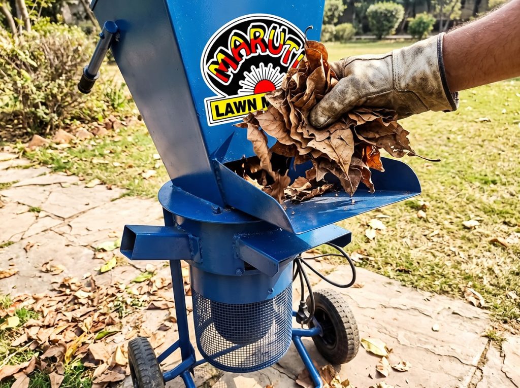 Maruti 3 HP Electric Garden Waste Shredder Machine