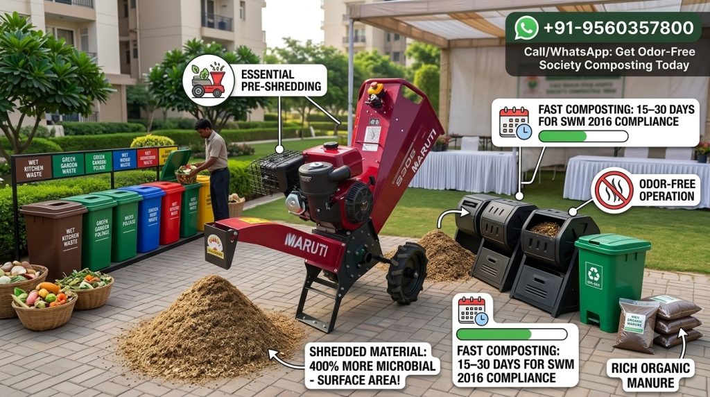Composting Machine for Housing Society